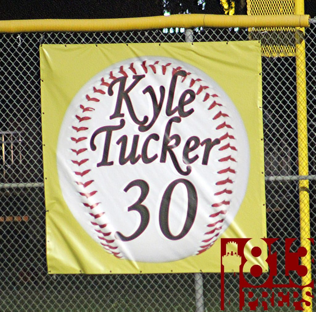 Kyle Tucker (19) of H.B. Plant High School in Tampa, Florida