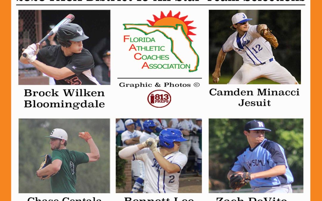 Wilken, Minacci, Centala, Lee, DeVito head area FACA 2020 honorees