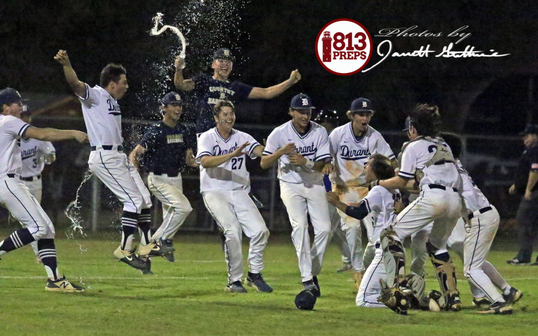 LaPointe’s first dinger, senior pitching push Durant to region title