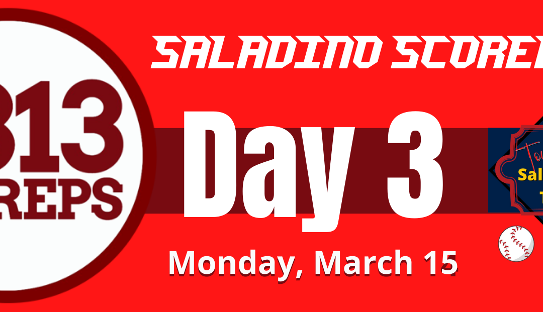 Roundup 3/15/22 – Saladino Day 2; Area scores