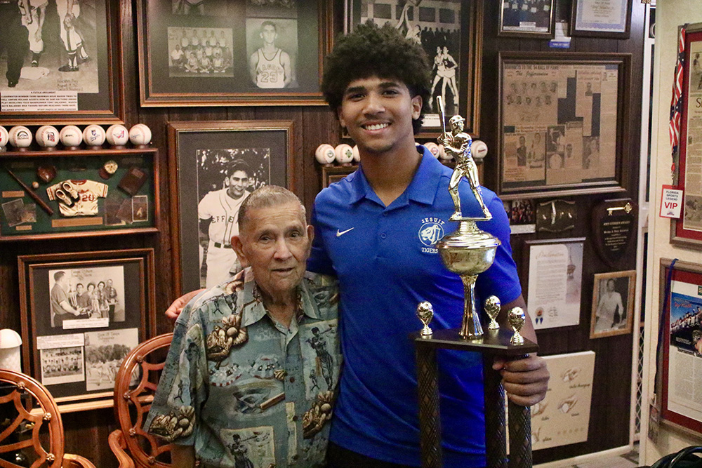 Jesuit’s Noah Sheffield named Saladino Award winner