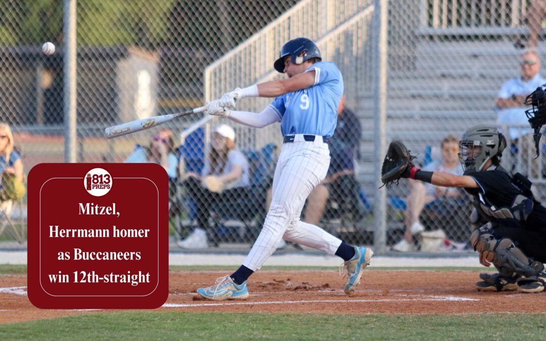 Mitzel, Herrmann homer as Buccaneers win 12th-straight