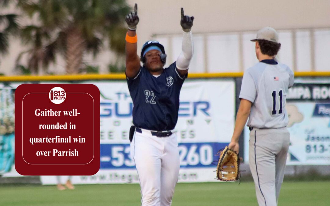 Gaither well-rounded in quarterfinal win over Parrish