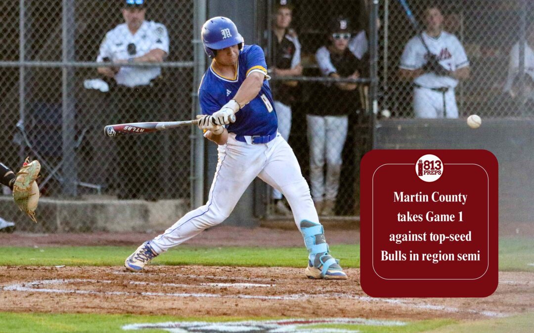 Martin County takes Game 1 against top-seed Bulls in region semi